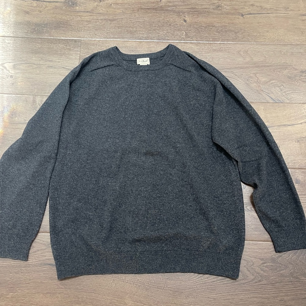 LL Bean men’s lambswool sweater